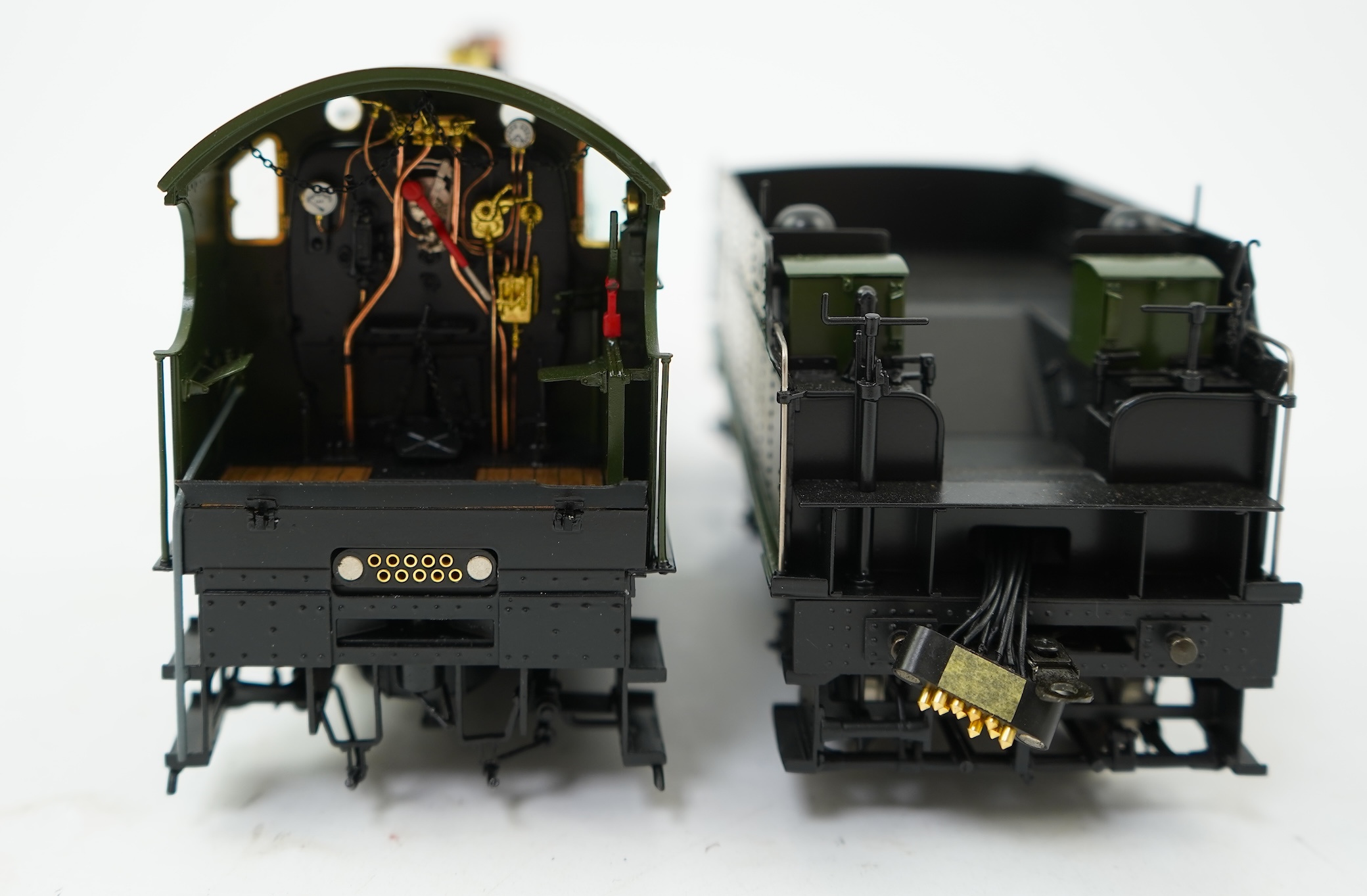 An 0 gauge Masterpiece Models model of GWR Class 28xx, 2804, 2-8-0 tender locomotive, powered for two rail operation, with original box.